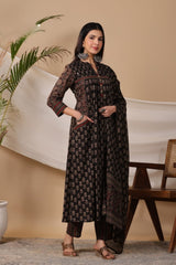 Suitkari, Black Kurta set