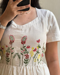 Vintage Bloom Cotton Dress