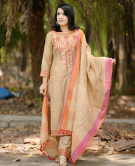 Timeless Craftsmanship Kurta Pant With Dupatta Set