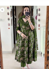 New Anarkali Kurta Set with Angrakh Style with Side Dori Attached Heavy Tassel