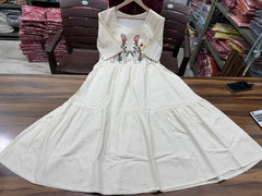 Vintage Bloom Cotton Dress