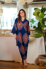Indigo Blue Cotton Co-Ord Set