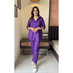 Suitkari, Co ord set, Purple Co ord set