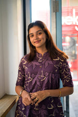 Premium Floral Fine cotton kurti Pant set