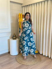 cotton kurta set, floral kurta set, suitkari