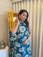 cotton kurta set, floral kurta set, suitkari