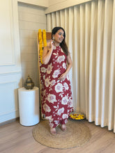 maroon kurta set, cotton kurta set, suitkari