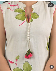 white kurta set, cotton kurta pant set, suitkari