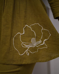 mustard yellow co-ord set, cotton co-ord set, suitkari