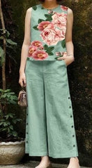 Beautiful Mint Green Cotton Co-Ord Set