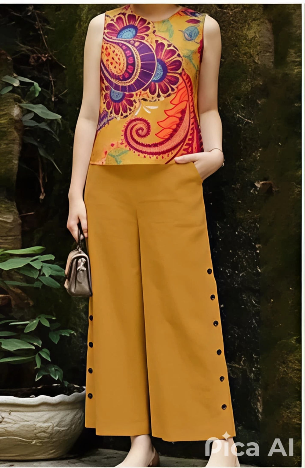 Yellow co-ord set, cotton co-ord set, suitkari