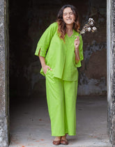 Beautiful Cotton Green Co-Ord Set