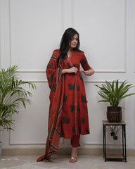 Beautiful Red Traditional Kurta Sets With A Contemporary Touch