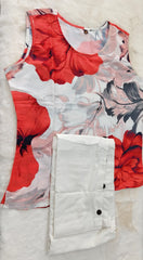 Beautiful White Cotton Co-Ord Set