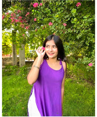 Purple Elegant Ombre Kurta & Pant Set