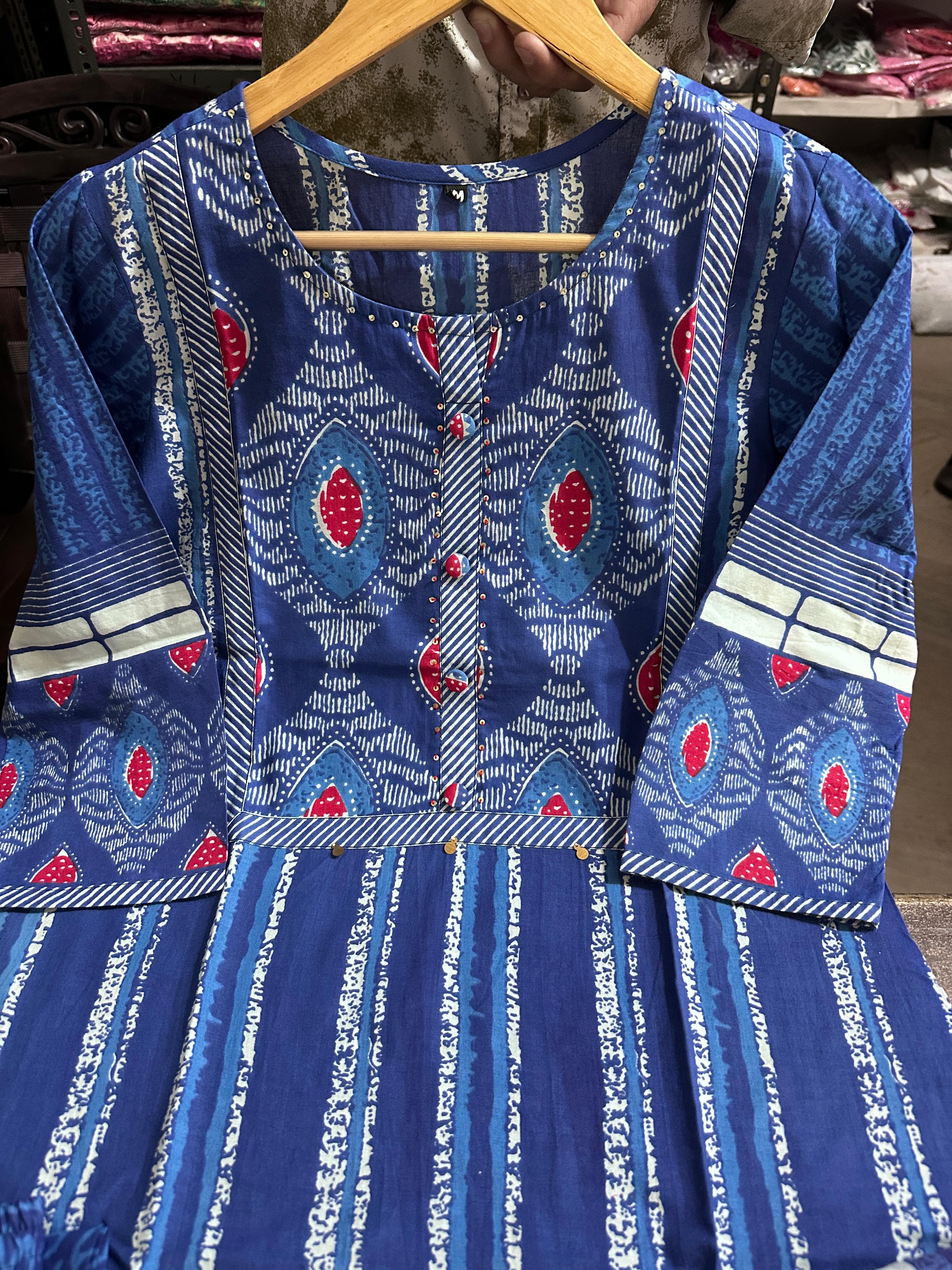 Indigo Dreams Kurta Pant With Dupatta Set