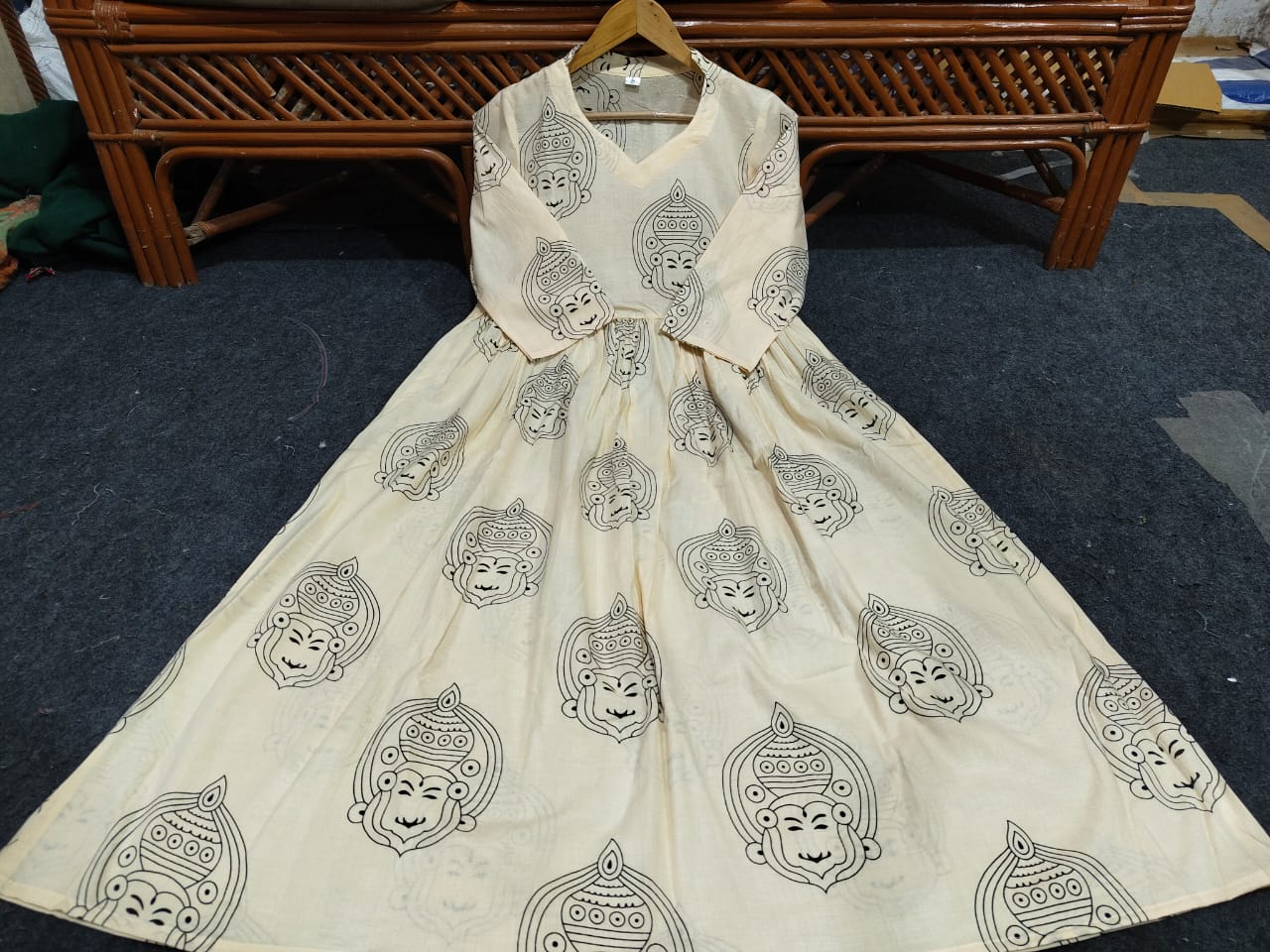 Peaceful Charm Cotton Dress