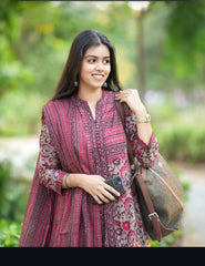 Rosewood Elegance Anarkali Set