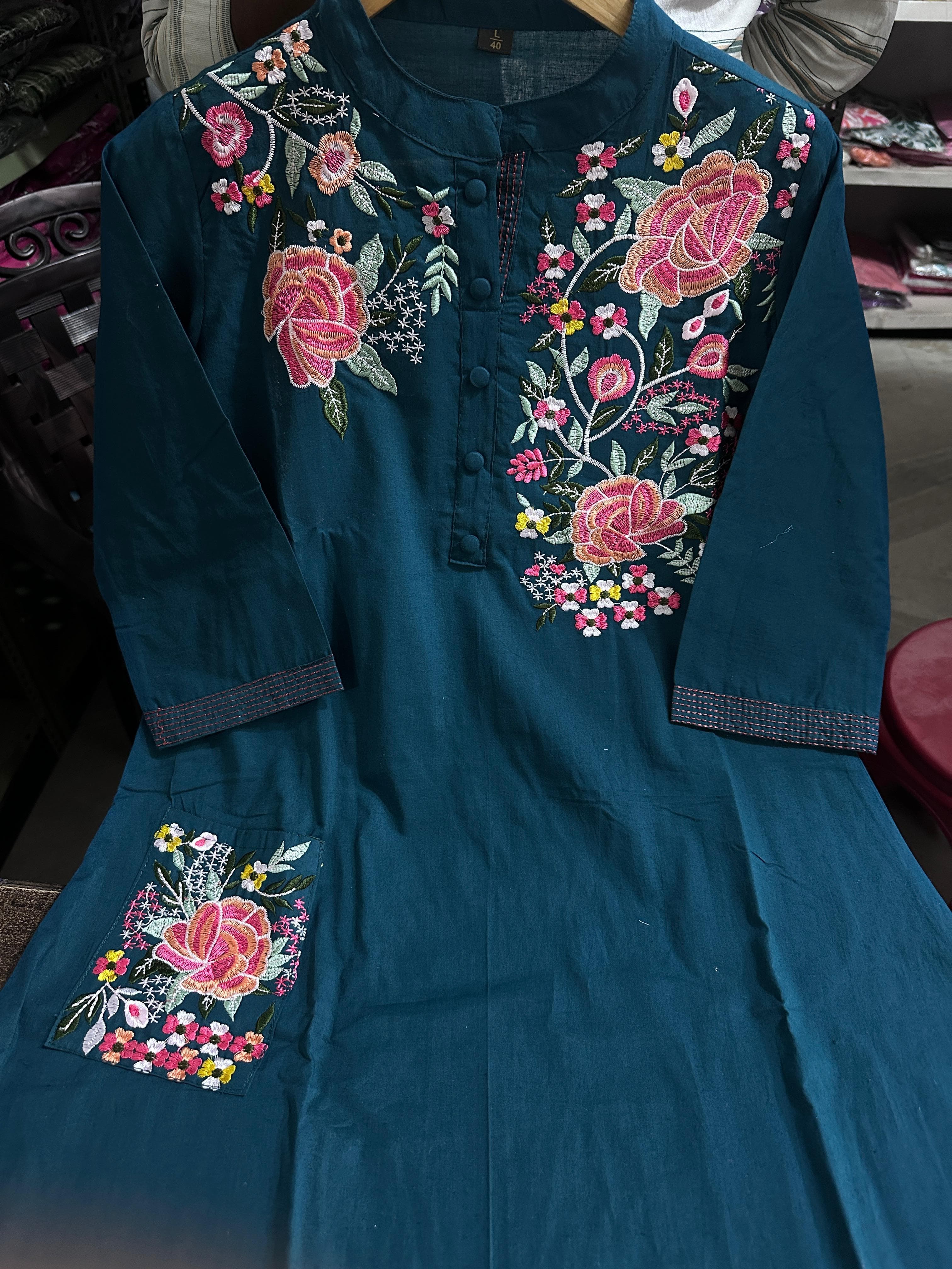 Graceful Green Ethnic Ensemble