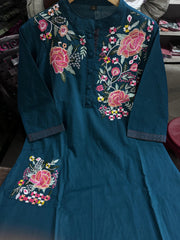 Graceful Green Ethnic Ensemble