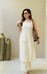 white co-ord set, cotton co-ord set, suitkari