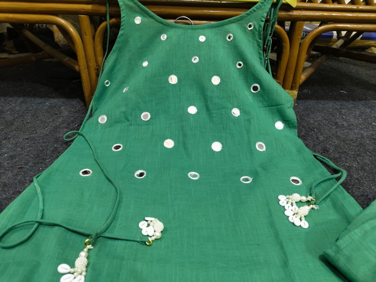 green co-ord set, cotton co-ord set, suitkari