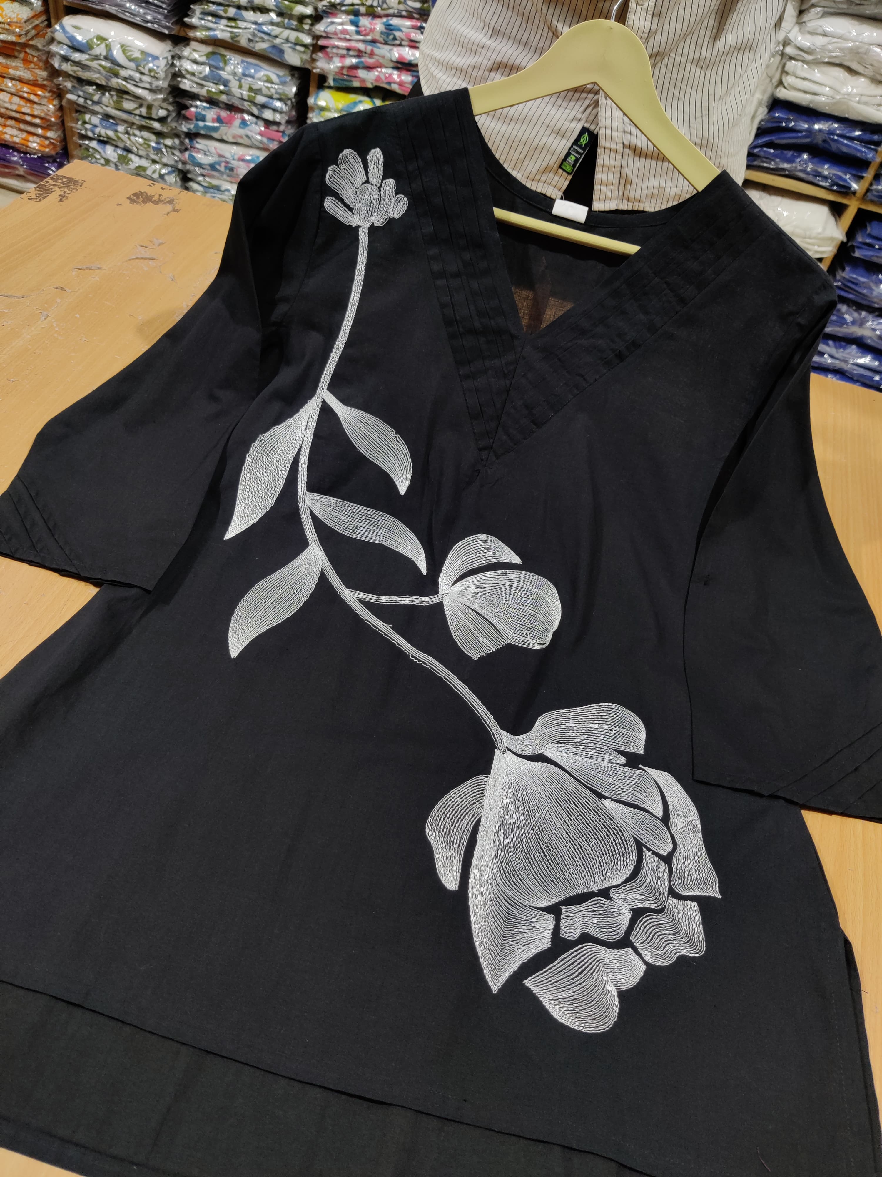 Beautiful Black Cotton Co-Ord Set