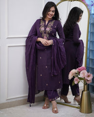 Pure Cotton Elegance Embroidery Set