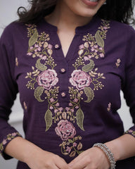Pure Cotton Elegance Embroidery Set